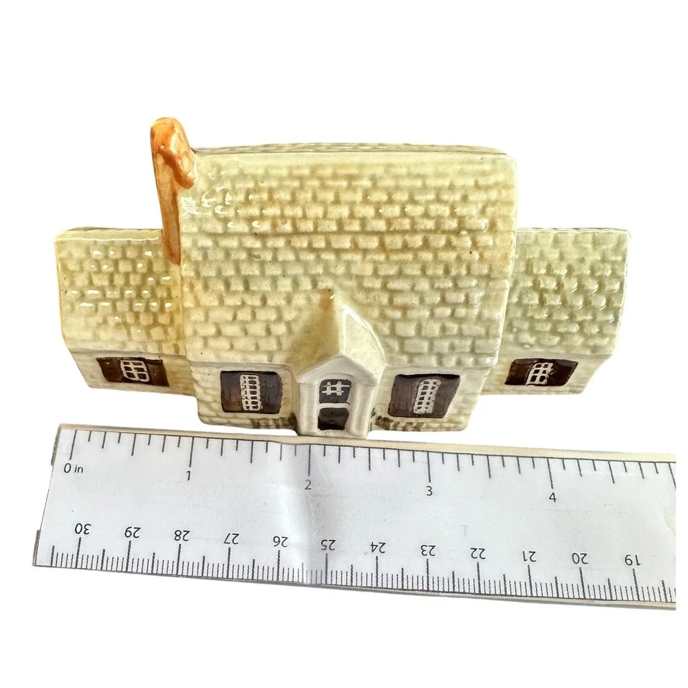Keller Charles of Philadelphia Miniature Village Lot of 2 Ceramic Pharmacy House